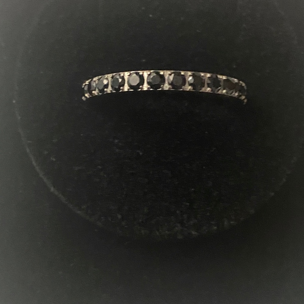 Titanium black zirconia band